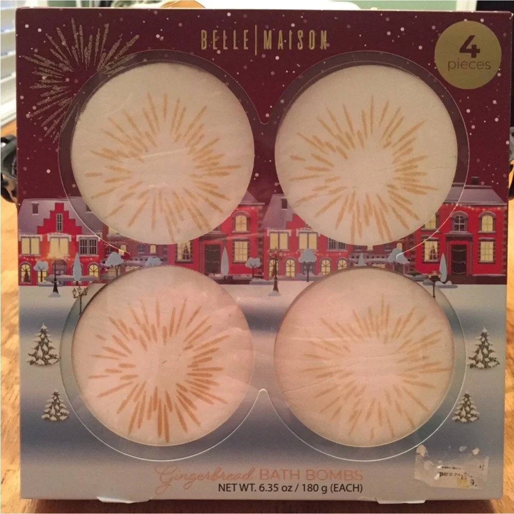 NWT- Belle Maison Bath Bomb Set (4) - Picture 1 of 7